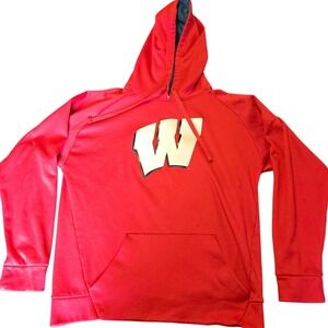 Wisconsin Badgers‎ Size M (38/40) Hoodie Red Sweatshirt with Pocket ProEdge